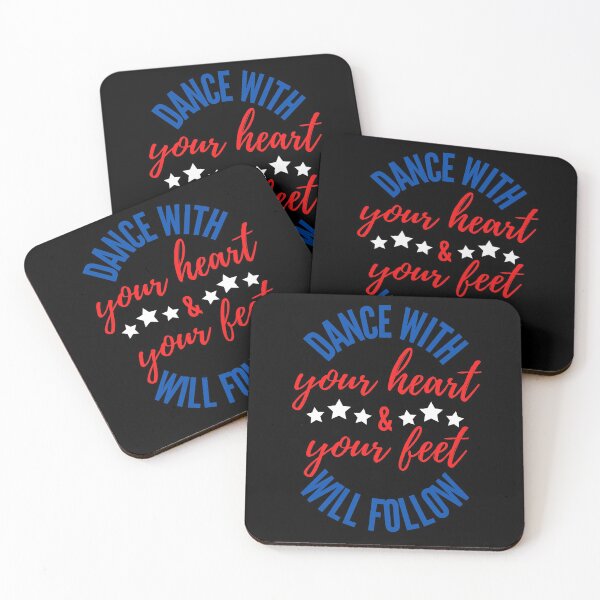 Item preview, Dance With Your Heart and Your Feet Will Follow (5 Sticker Pack) Athlete Artist Dancer designed and sold by WonderWear.