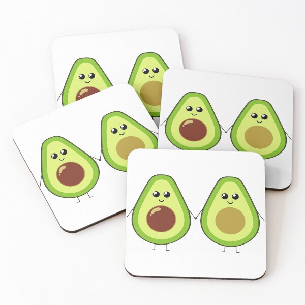 Item preview, Cute avocado holding hands designed and sold by felinefeelings.