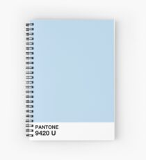 Ästhetisches Pantone (Blau) Spiralblock