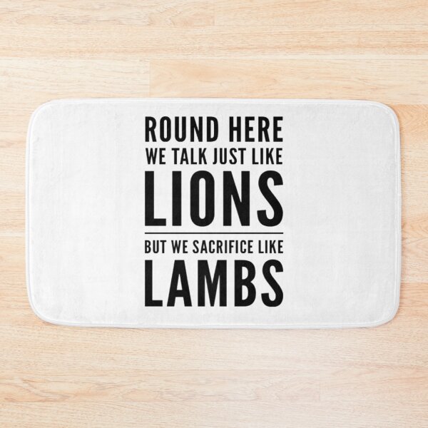 Item preview, Lions and Lambs (Black) designed and sold by UnicornPeeps.