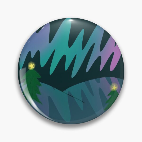 Item preview, Xmas Scenery with Aurora Borealis & Twinkling Stars designed and sold by Katjushka.