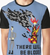 There Will Be Blood Pixel Graphic T-Shirt