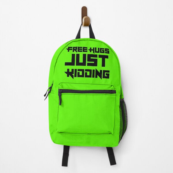 Item preview, Free Hugs Just Kidding Green designed and sold by DamaliePierre.