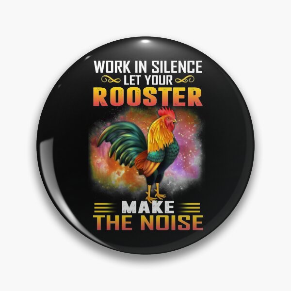 Item preview, Work in silence Let your rooster make the noise designed and sold by CoutuJack.