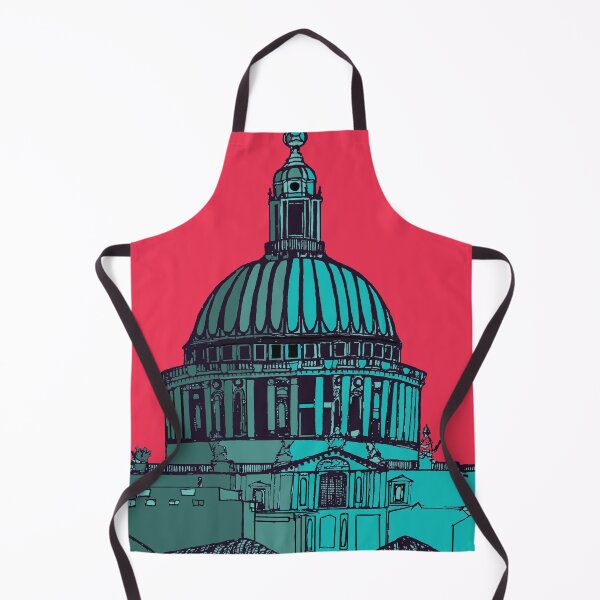 Item preview, Old London Architecture Saint Paul's (Red & Turquoise) designed and sold by Stephenmario.