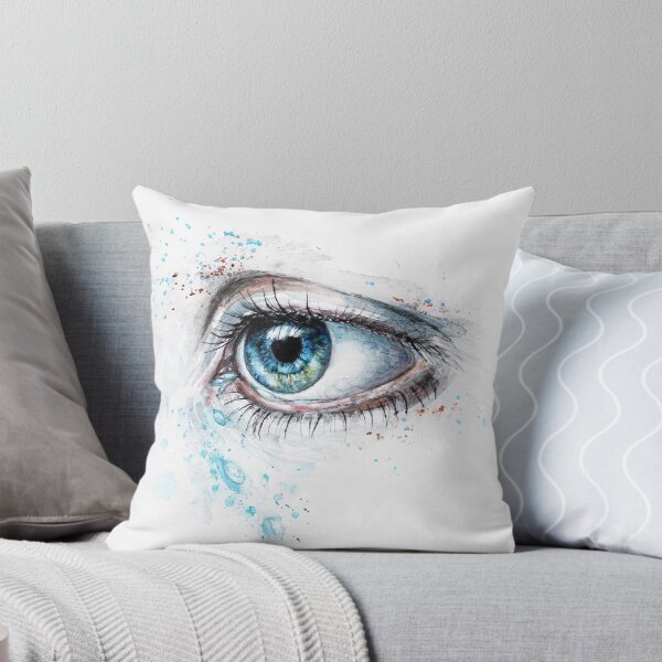 Item preview, Watercolour Eye Sketch illustration designed and sold by FanonKick.