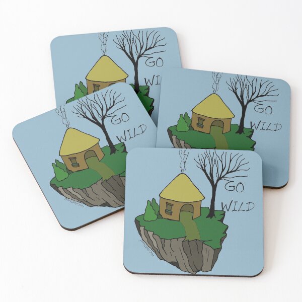 Item preview, Floating world, Celtic roundhouse, go wild designed and sold by FoxCalledThread.