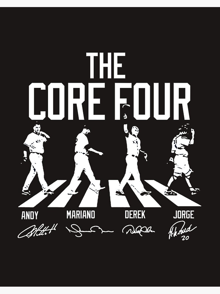 Derek Jeter Core Four T-ShirtTHE CORE FOUR STREET CROSSWALK HALL OF FAME  FUNNY SHIRT Active T-Shirt for Sale by KatMambile