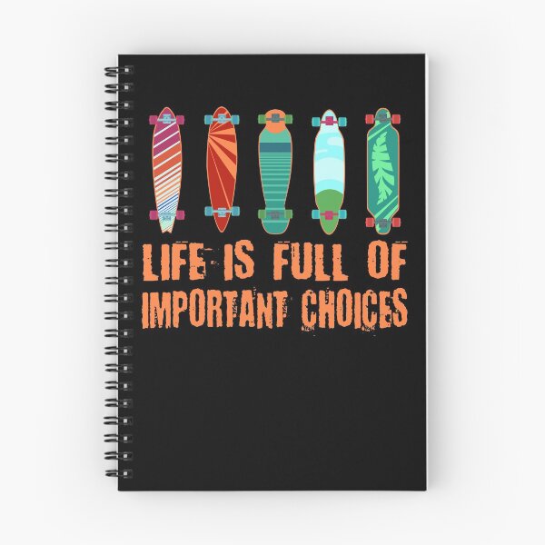 Item preview, Life is Full of Important Choices Longboard designed and sold by Frosty1489.