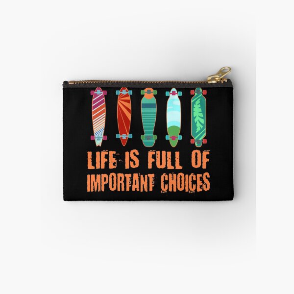 Item preview, Life is Full of Important Choices Longboard designed and sold by Frosty1489.