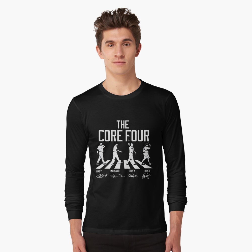Derek Jeter Core Four T-ShirtTHE CORE FOUR STREET CROSSWALK HALL OF FAME  FUNNY SHIRT Active T-Shirt for Sale by KatMambile