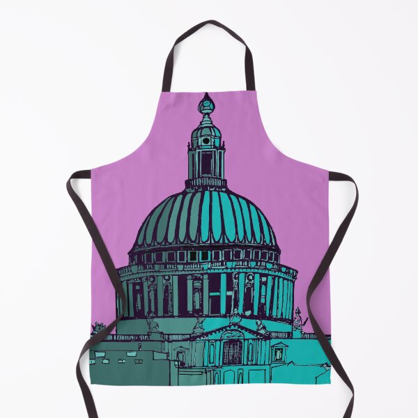 Item preview, Old London Architecture Saint Paul's (Pink & Turquoise) designed and sold by Stephenmario.