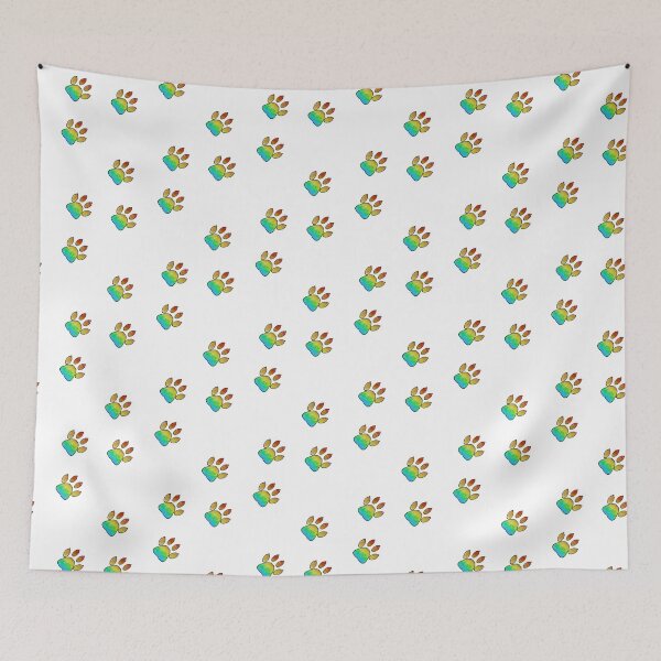 Item preview, Paw Prints Pattern designed and sold by BusyMonkeys.