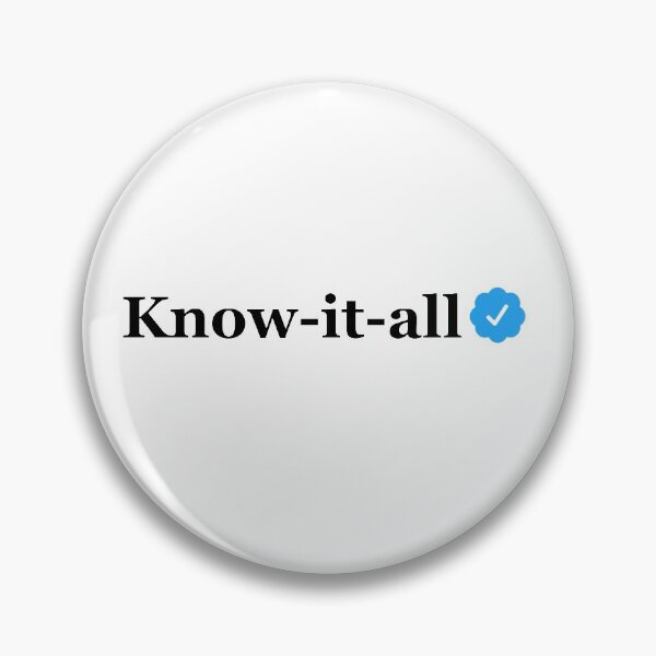 Item preview, Verified Know-it-all designed and sold by stickerplaza.