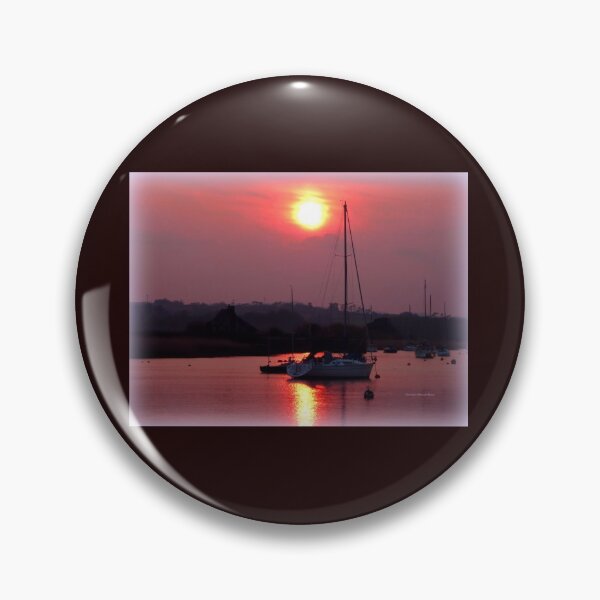 Item preview, Sun Setting over Topsham Estuary designed and sold by Charmiene Maxwell-Batten.