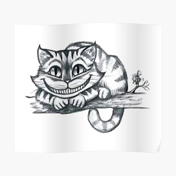 Posters Sur Le Theme Cheshire Cat Redbubble