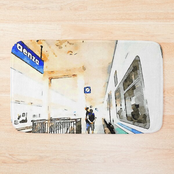 Item preview, Train at the station platform designed and sold by Giuseppe Cocco.