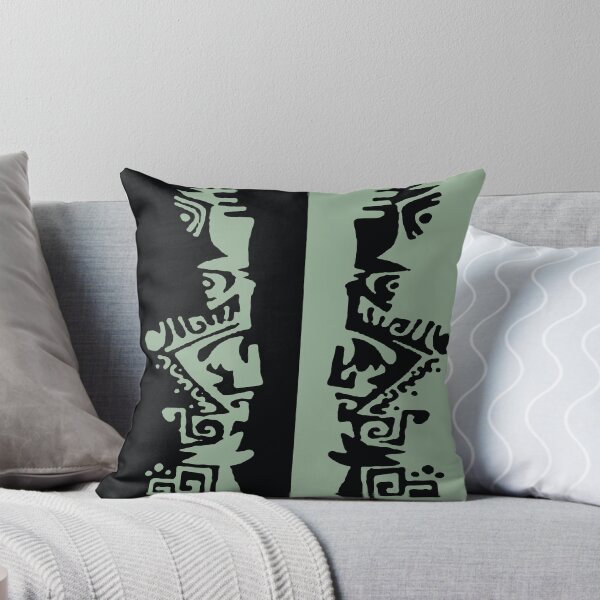 Item preview, Batik traditional sage green creative pattern designed and sold by Pasan-hpmm.