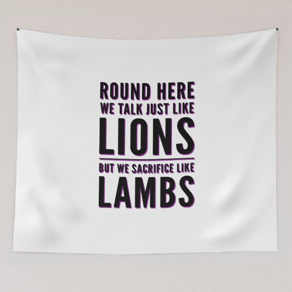 Item preview, Lions and Lambs (Version #2) designed and sold by UnicornPeeps.