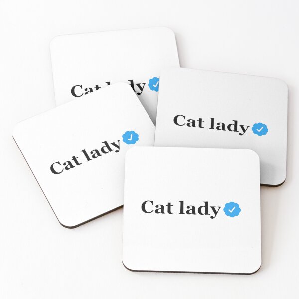 Item preview, Verified Cat Lady designed and sold by stickerplaza.