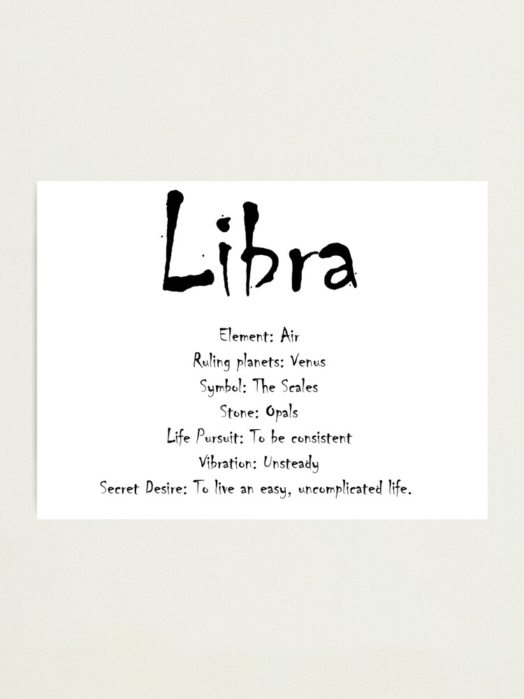 Libra Traits