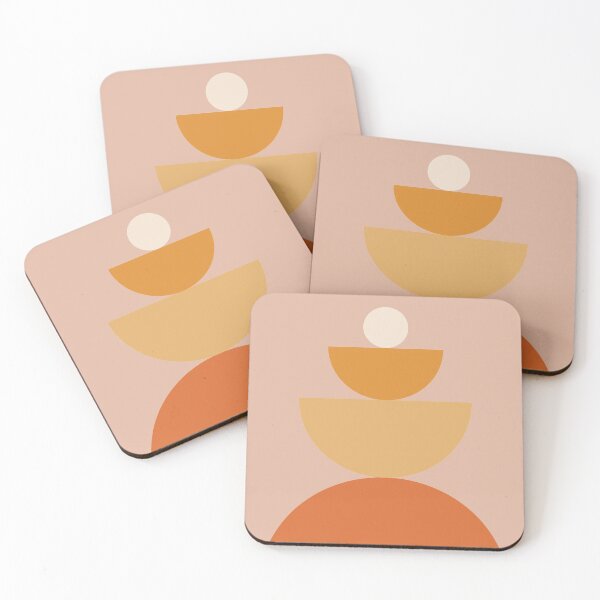Item preview, Boho minimalist abstract shapes  designed and sold by Vintage  Dream.