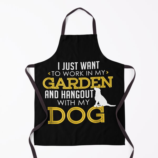 Item preview, i just want to work in my garden and hang out with my dog designed and sold by TrevinoFox.