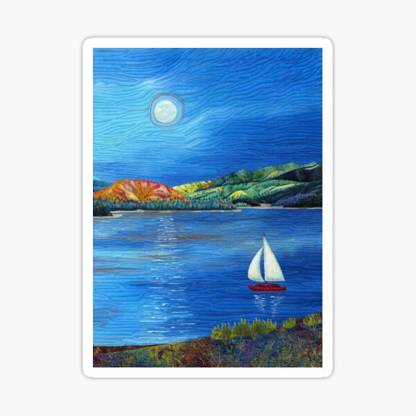 Item preview, Moonlight Sailing designed and sold by Annette Kennedy.