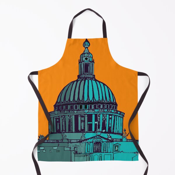 Item preview, Old London Architecture Saint Paul's (Orange & Turquoise) designed and sold by Stephenmario.