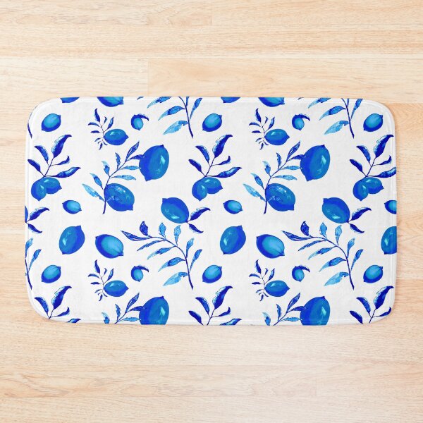 Item preview, Blue Citrus,lemons pattern  designed and sold by MariaMarinova.