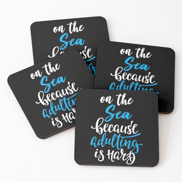 Item preview, On The Sea Because Adulting Is Hard designed and sold by ProjectX23.