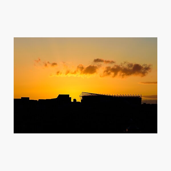 Item preview, St. James Park, Newcastle Upon Tyne at Sunset designed and sold by Ryan  Ten.