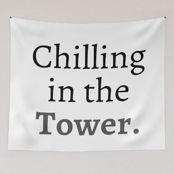 Item preview, Chilling in the tower designed and sold by ExploreStore.