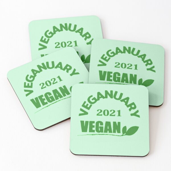 Item preview, Funny 2021 Veganuary Design designed and sold by wijit.