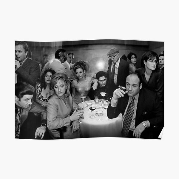 Encadré Les Sopranos Poster