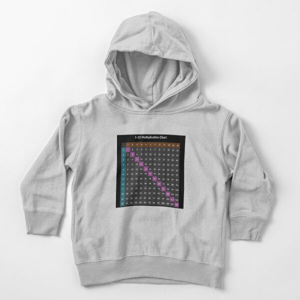 Multiplication table Toddler Pullover Hoodie