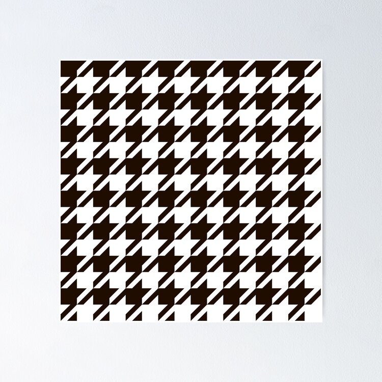 Houndstooth Sticker