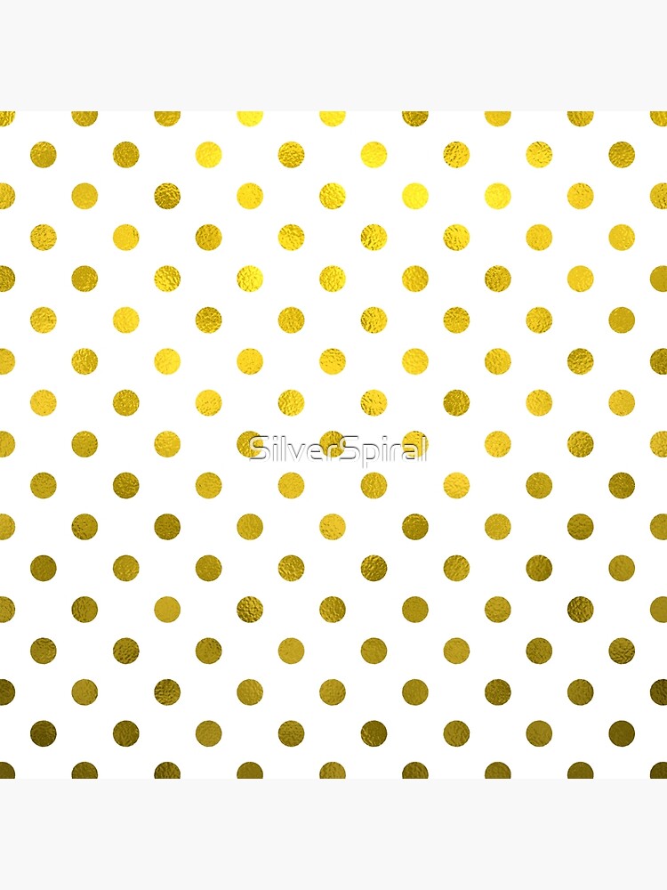 White Polka Dots Over Yello Orange Grunge - Skin Decal Vinyl Wrap