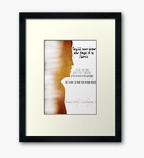 Alexander "Xander" Harris Framed Print
