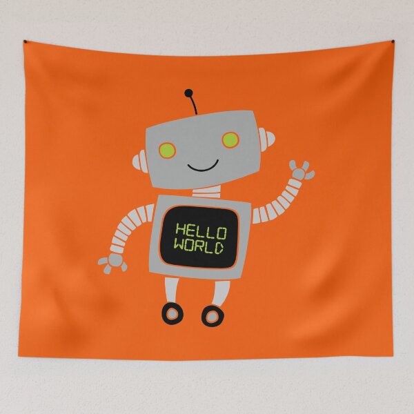 Item preview, Cute Hello World Programming robot designed and sold by heathercashart.