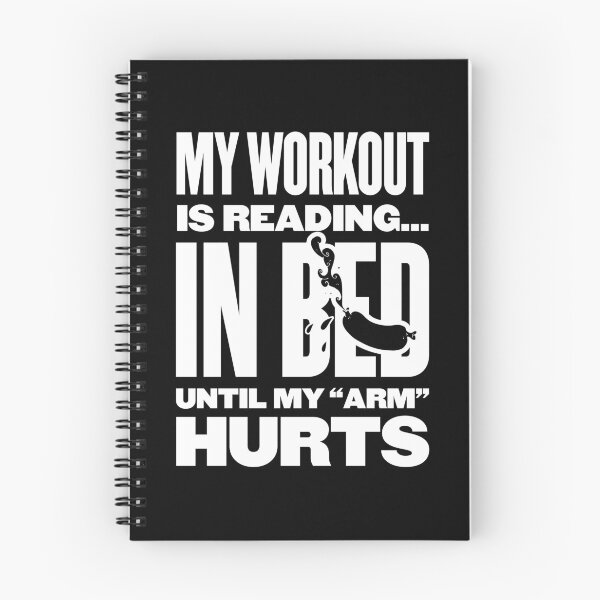 Item preview, My workout is reading in bed until my arm hurts designed and sold by devilmaycorp.