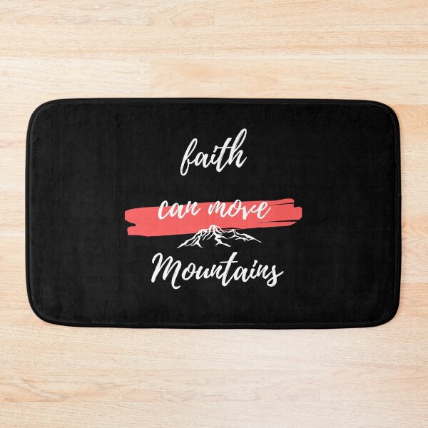 Item preview, Christian quote bible verse Faith can move mountains designed and sold by pureheartvision.