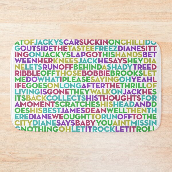 Item preview, Jack & Diane - John 'Cougar' Mellencampf - lyrics v.1 designed and sold by x1brett.