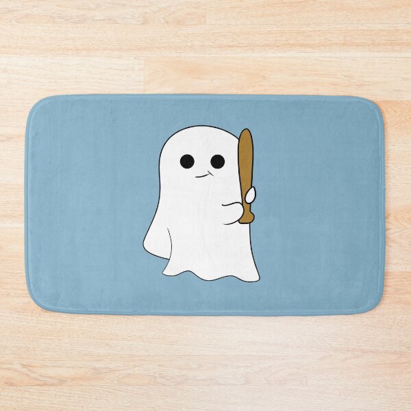 Item preview, Athletic and highly gifted ghost holding a bat designed and sold by JellaDelta.