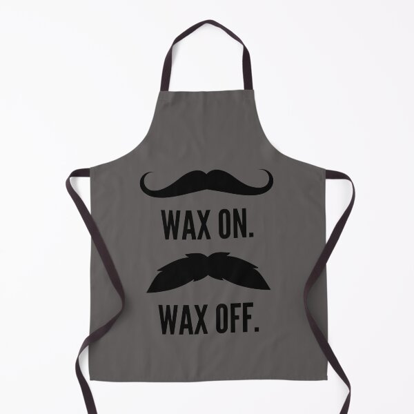 Item preview, Wax On, Wax Off Mustache Design designed and sold by BravenWild.