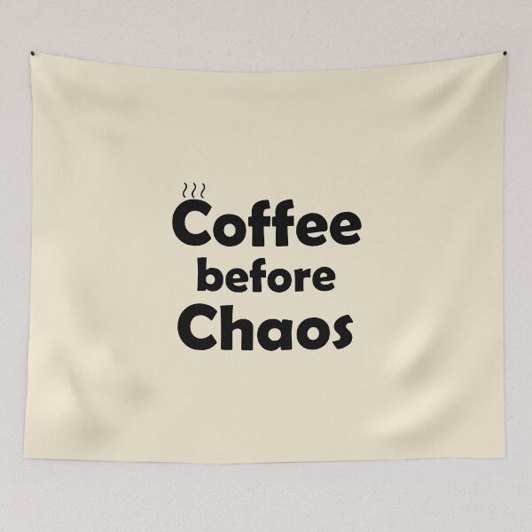 Item preview, Coffee before Chaos designed and sold by Adel Qasem.