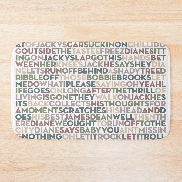 Item preview, Jack & Diane - John 'Cougar' Mellencampf - lyrics v.3 designed and sold by x1brett.