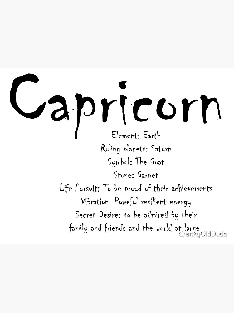 Capricorn Traits