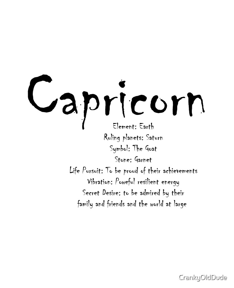 Capricorn Traits