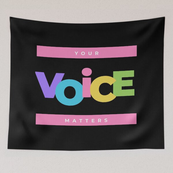Item preview, your vioce matters, designed and sold by ftaa7.